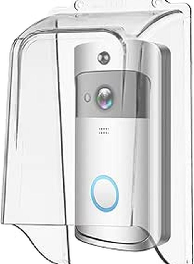 Flip Cap Waterproof Cover for Doorbell Keypad Clear Protective Accessory - Image 1