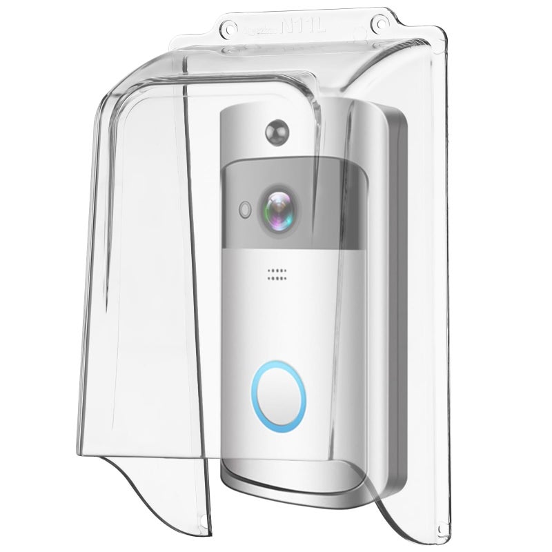 Flip Cap Waterproof Cover for Doorbell Keypad Clear Protective Accessory - Image 2