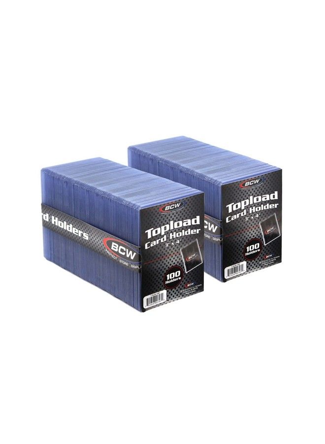 BCW 3" X 4" Standard Topload Card Holders 200 Ct - Image 2