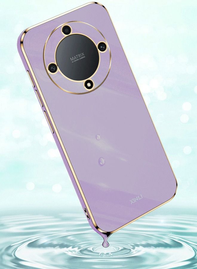 Honor X9a 5g Case, Shockproof 360 Degree Ring Holder Kickstand Slim Plated for Phone Honor X9a 5g Back Cover，with Fashion Camera Lens Protection for Honor X9a 5g Protector - Image 3