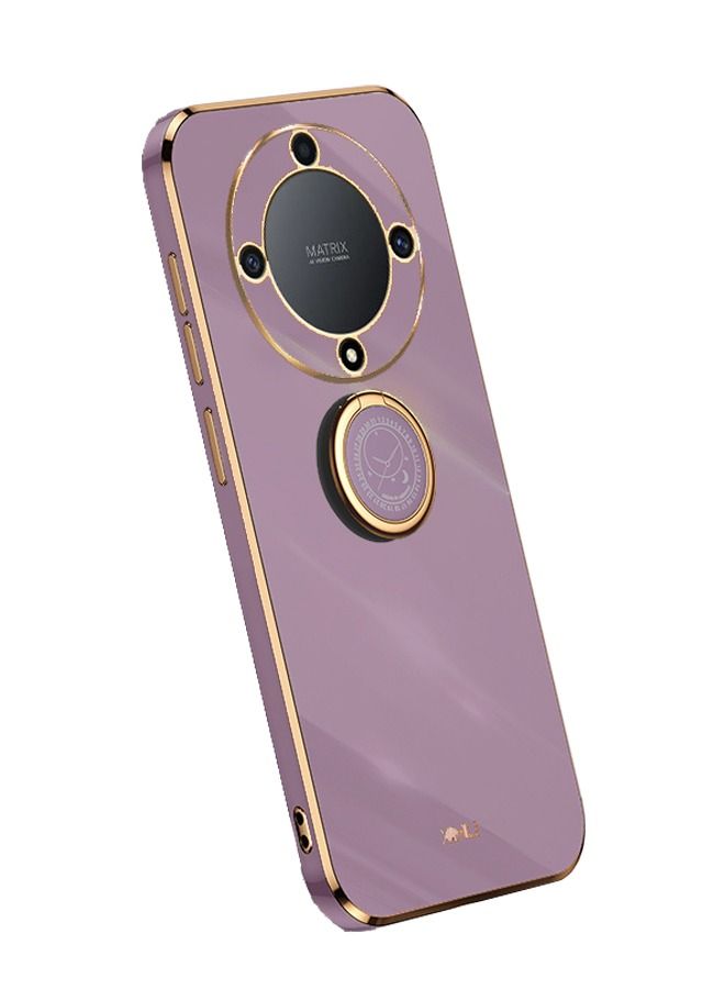 Honor X9a 5g Case, Shockproof 360 Degree Ring Holder Kickstand Slim Plated for Phone Honor X9a 5g Back Cover，with Fashion Camera Lens Protection for Honor X9a 5g Protector - Image 1