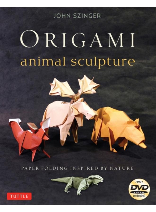 Origami Animal Sculpture : Paper Folding Inspired by Nature: Fold and Display Intermediate to Advanced Origami Art (Origami Book with 22 Models and Online Video Instructions) 