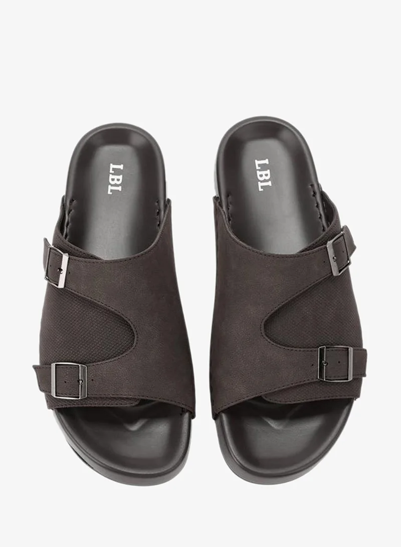 LBL by Shoexpress Men Buckle Detail Comfort Sandals