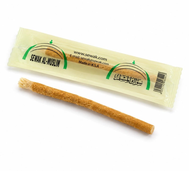 SEWAK AL MUSLIM Miswak Natural Teeth Cleaning Sticks- 1Pcs , Different Size- SEWAK AL MUSLIM - Image 1