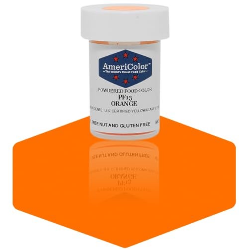Americolor Powder Food Color 3gm Orange - Image 1
