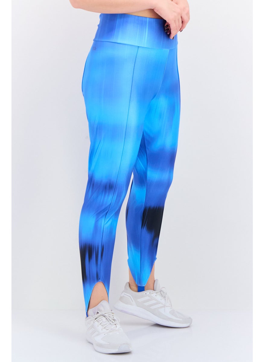 adidas Originals Women Sportswear Fit Training Tights, Blue  - Image 3