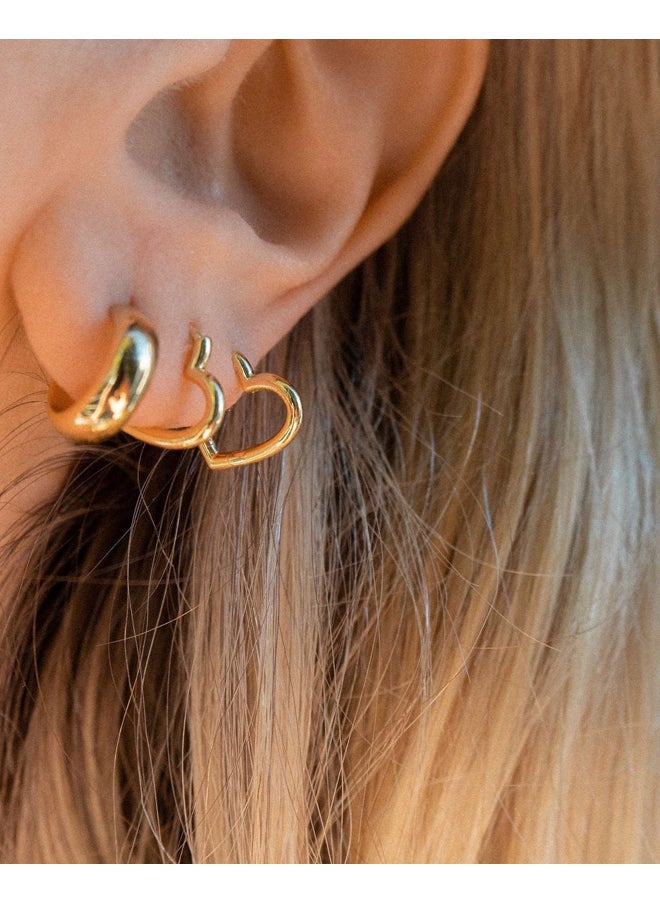 Urban Jewel Heartbeat Earrings  - Image 1