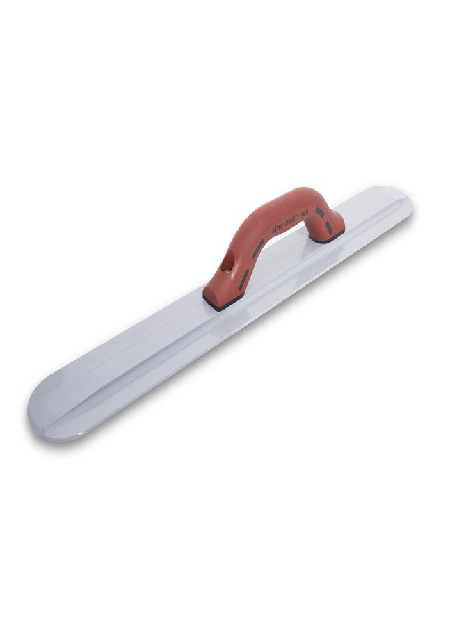 MARSHALLTOWN Round End Magnesium Hand Float, 24 Inch x 3-1/8 Inch, Standard DuraSoft Handle, Eliminates Float Marks, Provides Smooth Finish, Made in the USA, Concrete Float, 155D - Image 1