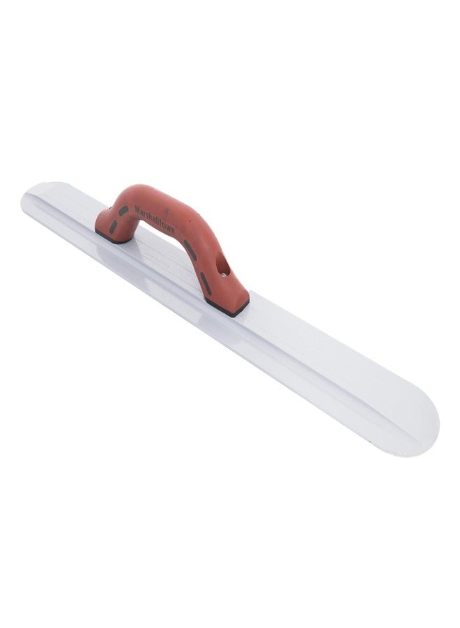 MARSHALLTOWN Round End Magnesium Hand Float, 24 Inch x 3-1/8 Inch, Standard DuraSoft Handle, Eliminates Float Marks, Provides Smooth Finish, Made in the USA, Concrete Float, 155D - Image 2