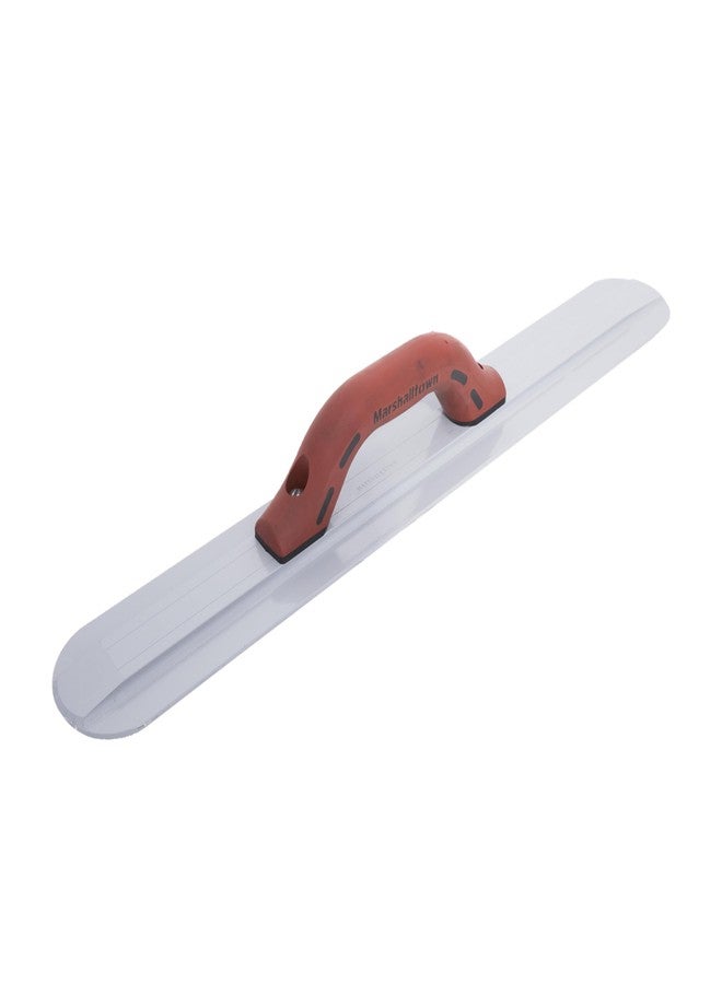 MARSHALLTOWN Round End Magnesium Hand Float, 24 Inch x 3-1/8 Inch, Standard DuraSoft Handle, Eliminates Float Marks, Provides Smooth Finish, Made in the USA, Concrete Float, 155D - Image 5