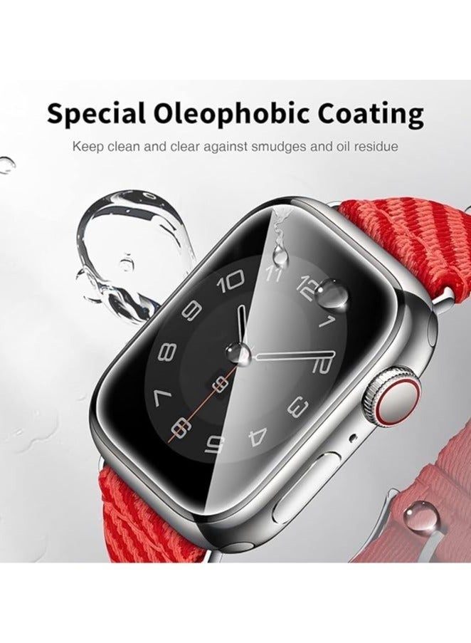 HablTech 3 Pcs TPU Flexible Film for Apple Watch Screen Protector Series 11/10 46mm HD Clear Anti-Scratch Screen Protector Film - Image 4