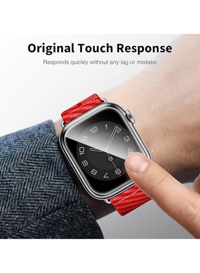 HablTech 3 Pcs TPU Flexible Film for Apple Watch Screen Protector Series 11/10 46mm HD Clear Anti-Scratch Screen Protector Film - Image 5