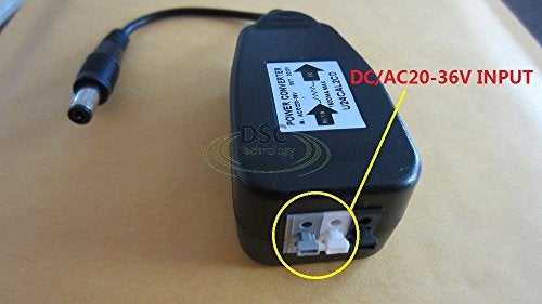 DIYSecurityCameraWorld Power Converter 24V AC to 12V DC Max 1.5A Output - Image 2