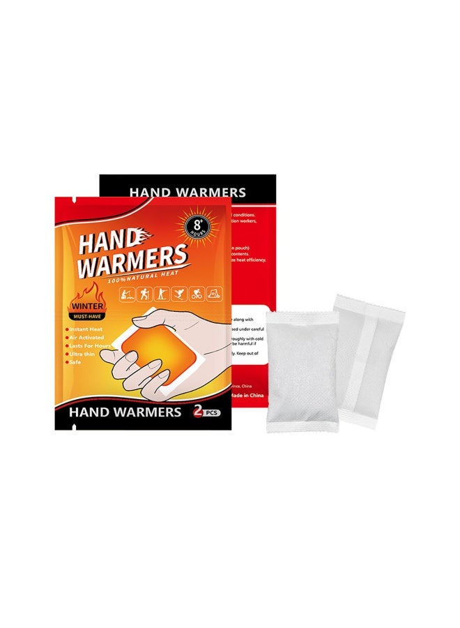 Wsstacxy 10 Pack Hand Warmers Disposable Heat Pad Winter Heating Patch Hand Warmer Long Lasting Safe Natural Odorless Air Activated Warmers for Camping Skiing Travel - Image 1