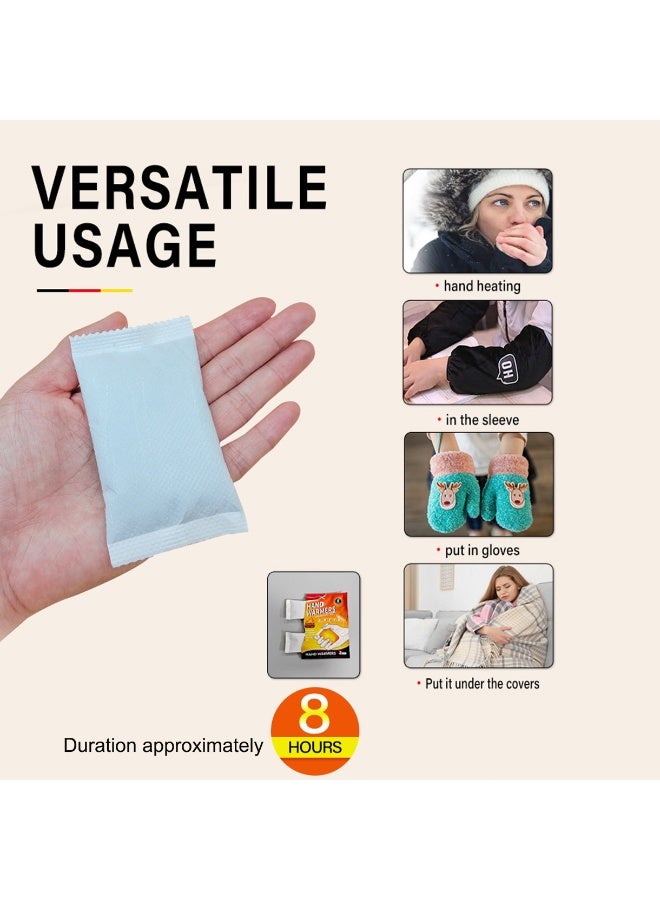 Wsstacxy 10 Pack Hand Warmers Disposable Heat Pad Winter Heating Patch Hand Warmer Long Lasting Safe Natural Odorless Air Activated Warmers for Camping Skiing Travel - Image 3
