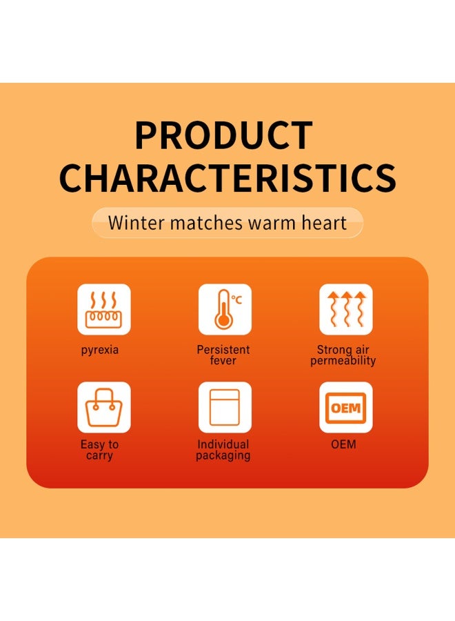 Wsstacxy 10 Pack Hand Warmers Disposable Heat Pad Winter Heating Patch Hand Warmer Long Lasting Safe Natural Odorless Air Activated Warmers for Camping Skiing Travel - Image 4