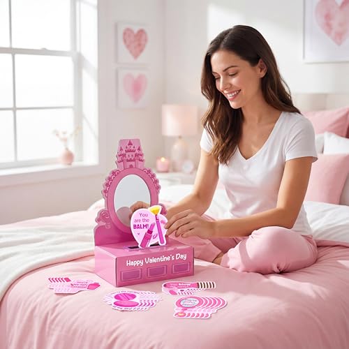80Unclekimby Valentines Box DIY Mailbox for Classroom Exchange Valentine Tabletop Mailboxes Decoration for School Parties Gift Sharing - Image 5