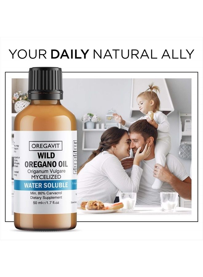 Aromavita Oregavit Water Soluble Wild Oregano Oil–Digestive, Immune Support, Respiratory Health, Natural Vegan Dietary Supplement–Mouthwash, for Healthy Gums-Soothe Sore Throats and Boost Immunity - Image 5