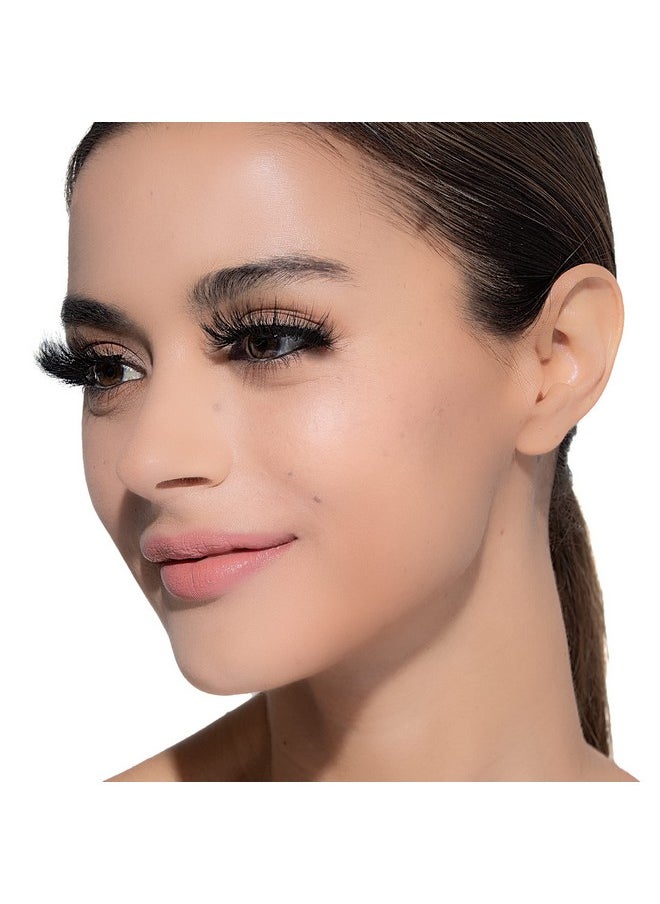 iEnvy - Vluxe False Lashes Imperial Mink High End Eyelashes Handcrafted Dramatic Natural Lashes Wispy Fluffy Volume Extension Eyelashes (Emma) - Image 1