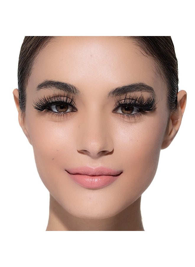 iEnvy - Vluxe False Lashes Imperial Mink High End Eyelashes Handcrafted Dramatic Natural Lashes Wispy Fluffy Volume Extension Eyelashes (Emma) - Image 1