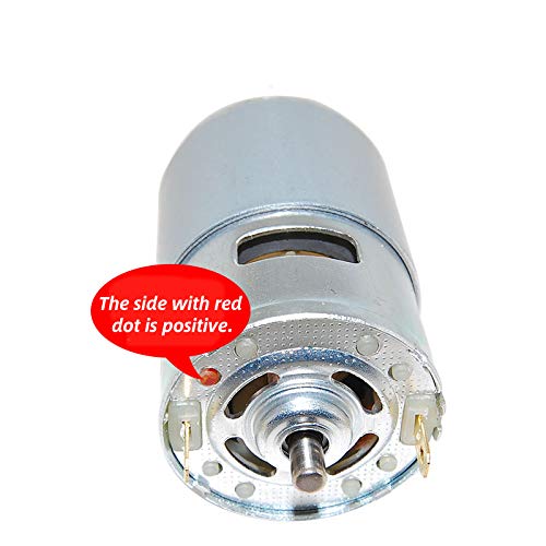 CHANCS محرك كهربائي CHANCS 775 DC 12V 10000RPM 24V 20000RPM مع حامل مقعد محرك DC صغير بالفرشاة - Image 3
