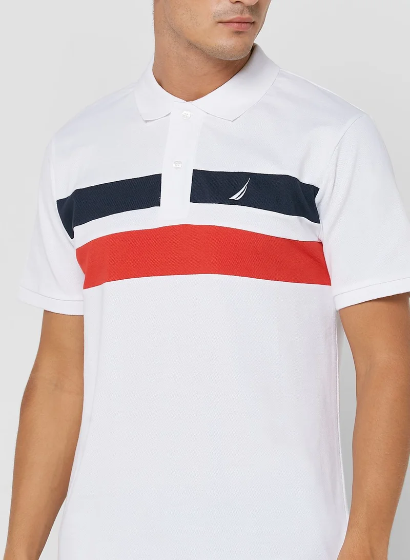 NAUTICA Color Block Polo