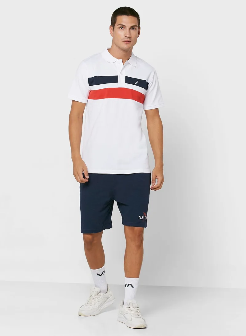 NAUTICA Color Block Polo