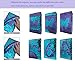 GINMLYDA Sequin Girls Journal for Kids 85x55 Inches 160 Lined Pages Diary for Girls Butterfly Reversible Flip Sequence Notebook for Teenage Pre School Writing Drawing Travel Gifts Purple Blue - Image 4