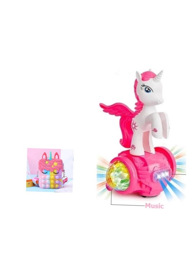 Manos Unicorn 3D Light and Musical Electronic Toy with Unicorn Sling Bag, for Girls/Kids/Baby Girl Combo Pack, Pink - pzsku/ZD4D269645C1A490A6A65Z/45/_/1740119586/5dfae0b3-443a-49ae-b14c-fb4c8db65e3f