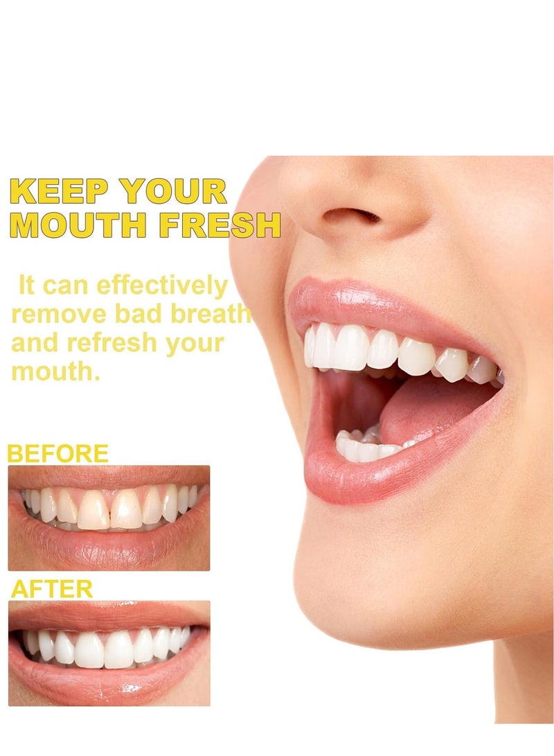 أورالحوي بخاخ غسول الفم عن طريق الفم Propolis ، بخاخ تنظيف الأسنان واللسان الطبيعي لرائحة الفم المنعشة ، التنظيف العميق والعناية بالفم ، مناسب لجميع الأعمار (60 مل) - Image 3