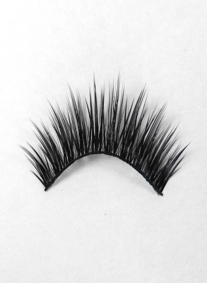 Missamé FLIRT Deluxe Party False Eyelashes Set, Handmade Lashes with Premium Synthetic Fibers, Black, 3 Pairs of Strip Lash - Image 3