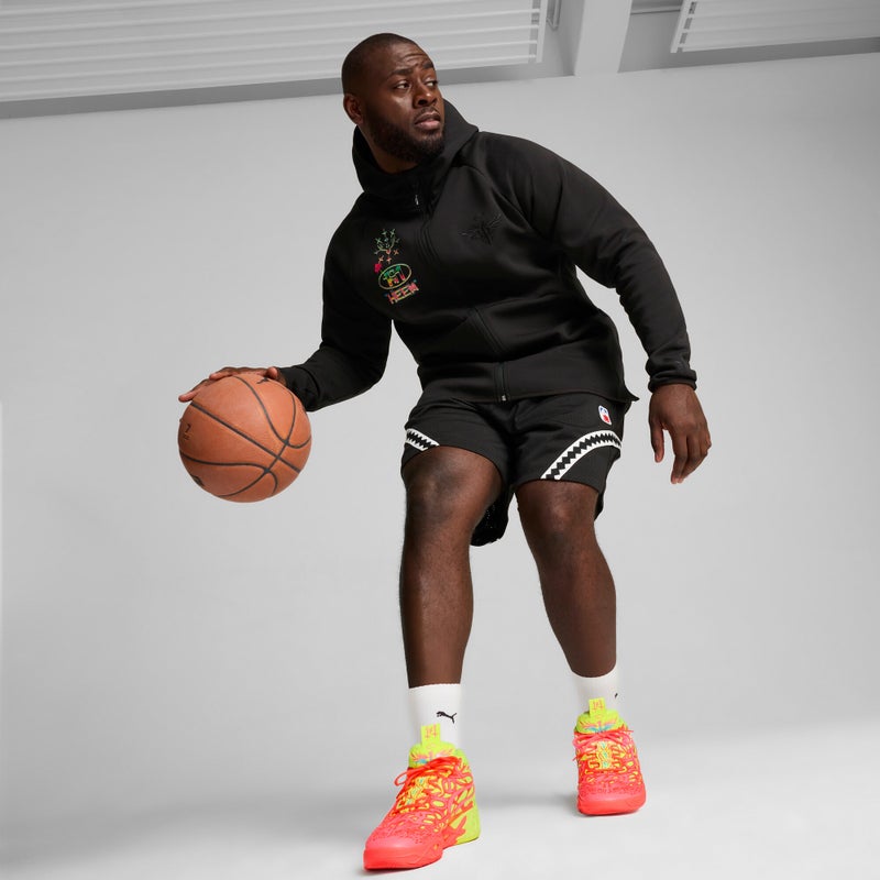 PUMA MELO 1Love Dime Mens Black Basketball Jacket - Image 3