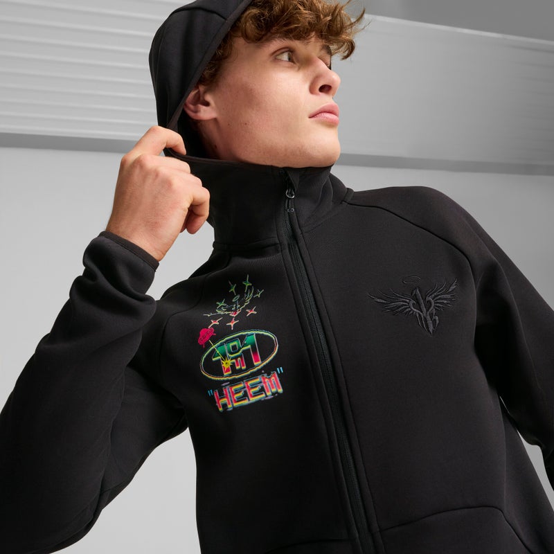 PUMA MELO 1Love Dime Mens Black Basketball Jacket - Image 5