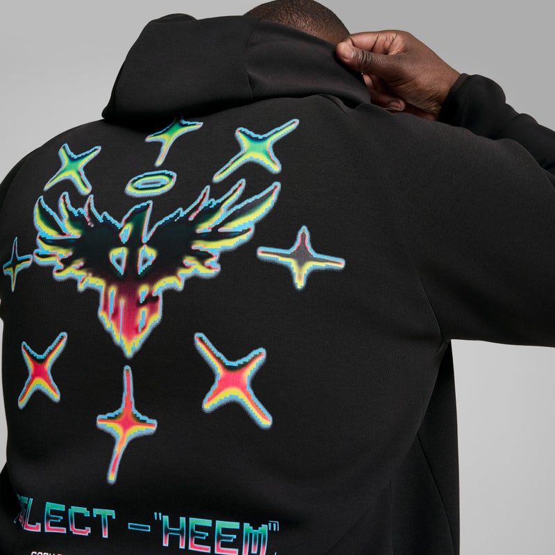 PUMA MELO 1Love Dime Mens Black Basketball Jacket - Image 2