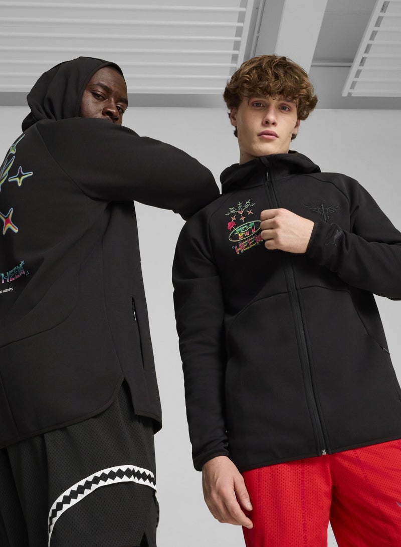 PUMA MELO 1Love Dime Mens Black Basketball Jacket - Image 1