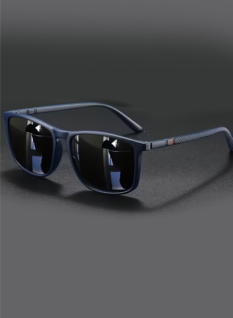 Arabash Retro Square Frame Trendy Futuristic Glasses, Unisex for Driving, Vacation, Outdoor Riding, Sports, Etc., Suitable for Year-Round Gifting - Image 1