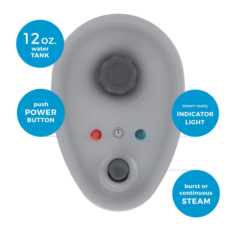 Steamfast منظف المجوهرات بالبخار Steamfast SF-1000 JULE، إضاءة LED، خالي من المواد الكيميائية، وقت تشغيل 15 دقيقة، أبيض - Image 4