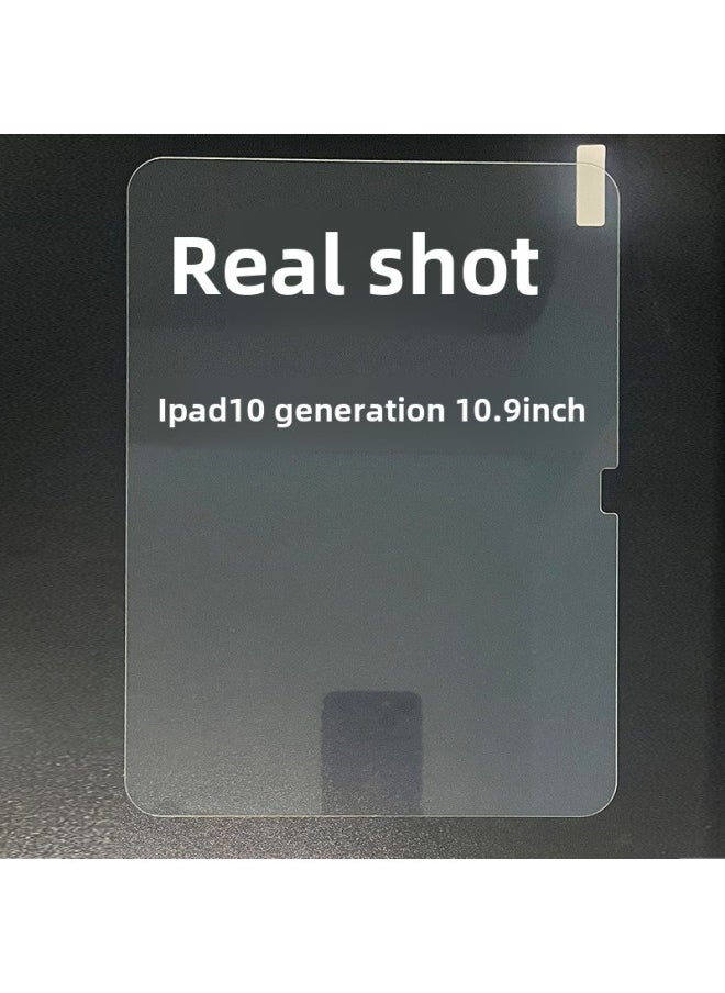 Generic - For Ipad10 Generation 10.9 Inch Flat Tempered Film IPadpro11 Inch With Packaging Apple Mini6/7-Colour:Hd-curved Edge 2-piece Package (kraft Paper Box + Tool Kit)-Size:Ipad Pro 12.9inch (2018-2022 Model) - Image 1