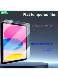 For Ipad10 Generation 10.9 Inch Flat Tempered Film IPadpro11 Inch With Packaging Apple Mini6/7-Colour:Hd-curved Edge 2-piece Package (kraft Paper Box + Tool Kit)-Size:Ipad Pro 12.9inch (2018-2022 Model)