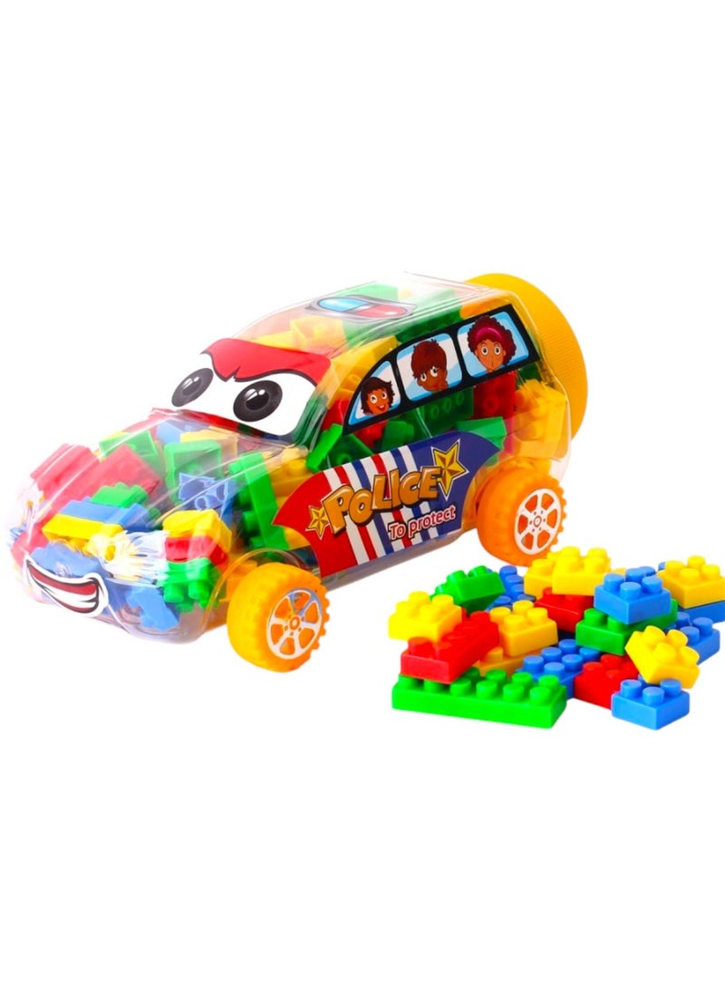 Building Blocks Set With Car Toy - Image 1