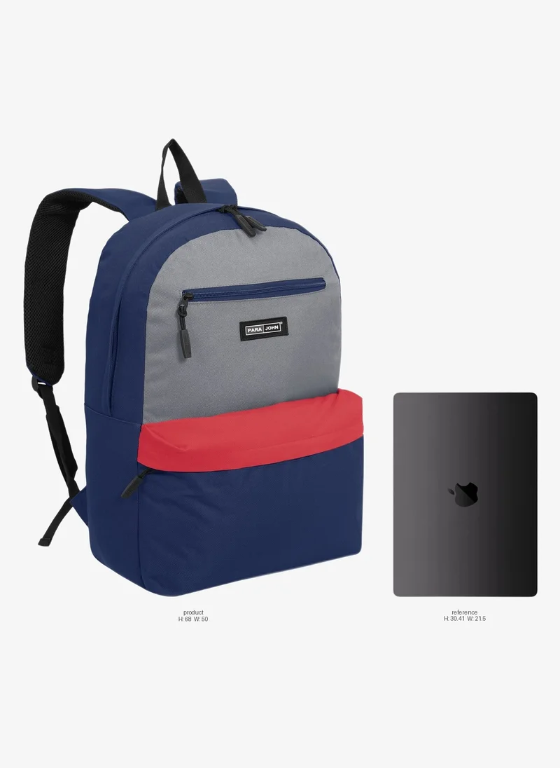 PARAJOHN Parajohn Roamer 17 Inch Polyester Backpack Bag With Front Pocket, 44x31x12 cm