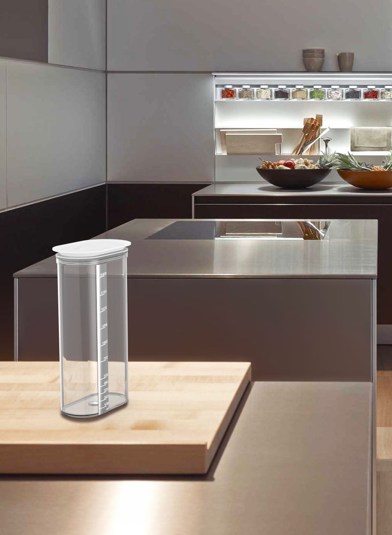 Biesse Plastic Oval airtight storage with graduated scale 2.250L - Image 3