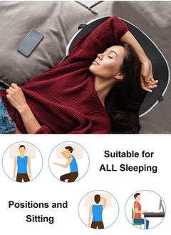 Garlo Inflatable Pillow for Camping, Backpacking Pillow, Travel, Hiking, Camping Pillow- Removable Foam Cover, Compact Ultralight Blow Up Air Pillows for Sleeping, Pad Attachment Strap for Camp Mat.  - Image 5