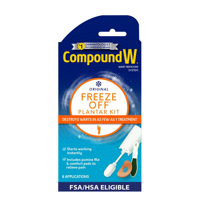 Compound W Freeze Off Plantar Wart Remover Kit, 8 Applications,1 Count (Pack of 1) - Image 1