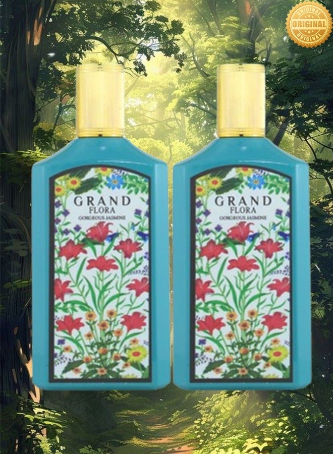 Flora 2 Pieces Grand Flora Gorgeous Jasmine Perfume 100ml EDP - Image 1