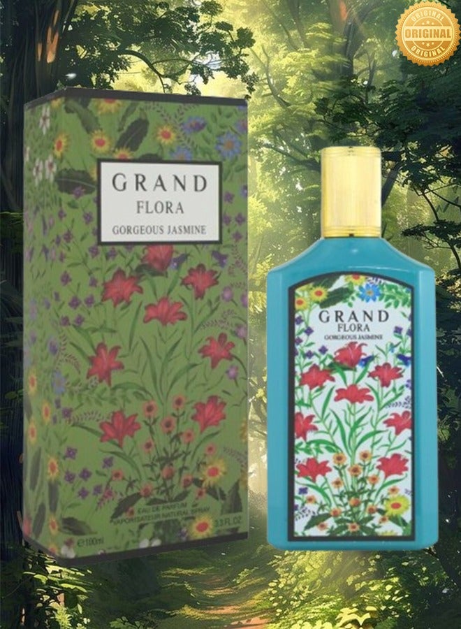 Flora 2 Pieces Grand Flora Gorgeous Jasmine Perfume 100ml EDP - Image 2