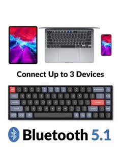 Keychron K6 Pro Wireless Custom Mechanical Keyboard, QMK/VIA Programmable Macro, Hot-Swappable Keychron K Pro Blue Switch Keyboard, 65% Layout RGB Backlit Office Keyboard for Mac Windows Linux  - Image 4