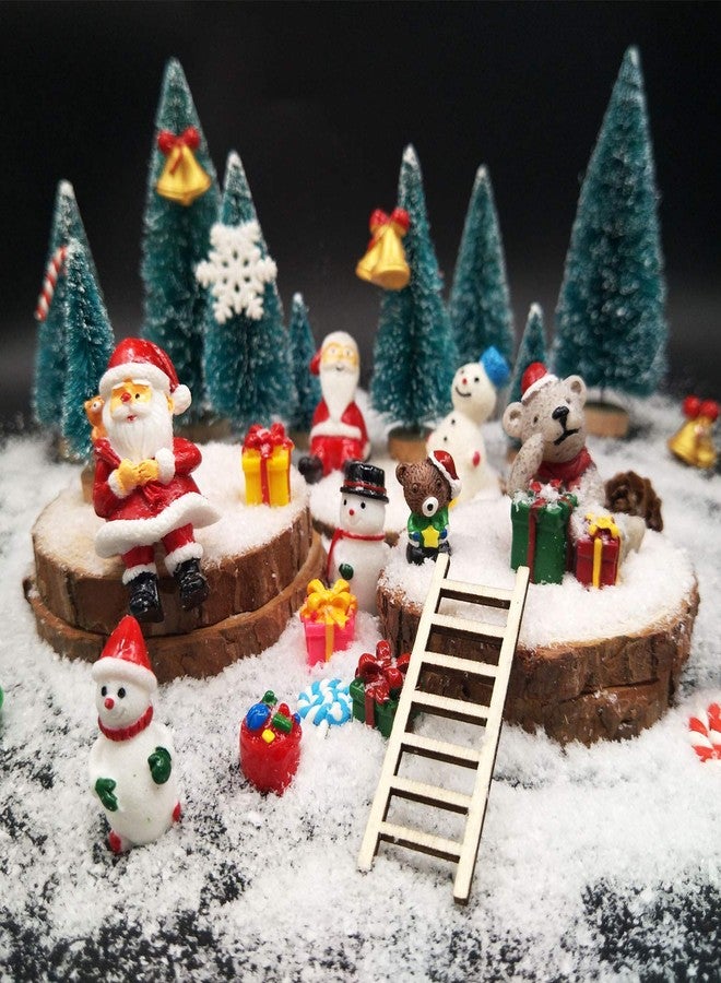 EMiEN 45 PCS Miniature Christmas Ornament,Kits for DIY Dollhouse,Fairy Garden,Mini Snowman, for Christmas Party Decoration,Micro Landscape Accessories - Image 5