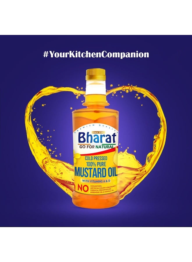 Bharat زيت الخردل النقي 100% من بهارات مع فيتامينات A و D - Image 5