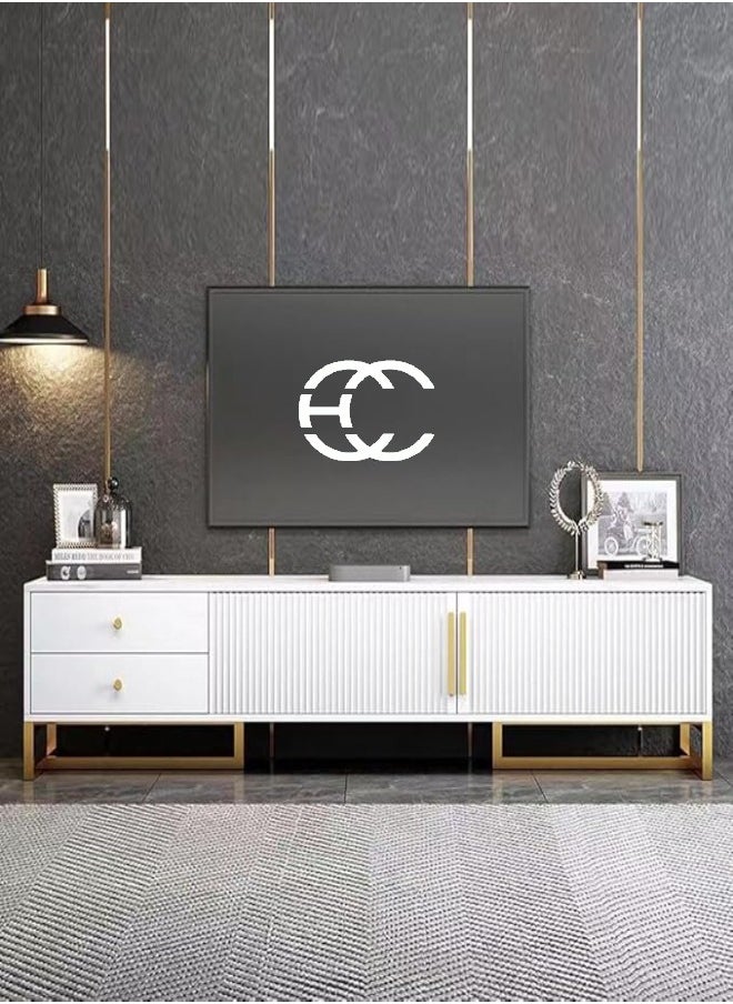 Modern Italian Wood Living Room TV Cabinet TV Table with Cabinets and Shelves White & Gold 120x30x40 cm - pzsku/ZD4D34CC6DD4EC1C2CA87Z/45/_/1730382994/b7243efd-4cab-4cf8-a251-b1382ab9edaf